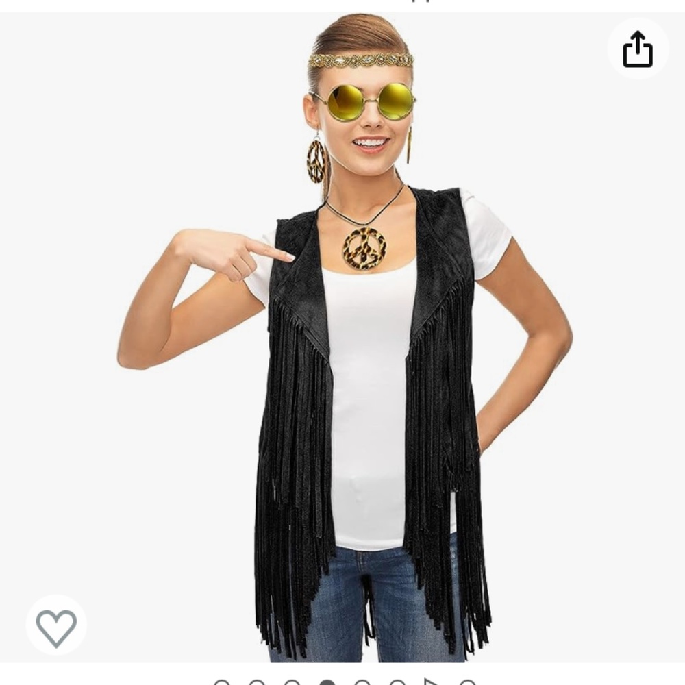 Six-Piece '60s-'70s Women's Hippie Costume Set